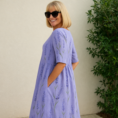 Lily | Robe Midi – Confort au Quotidien