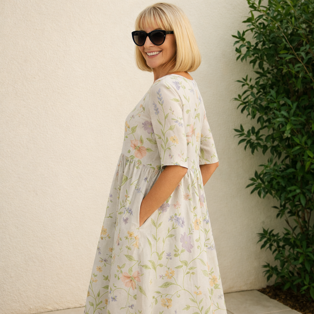Lily | Robe Midi – Confort au Quotidien