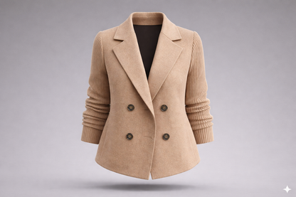 Léa Blazer Tricot Doux