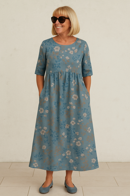 Lily | Robe Midi – Confort au Quotidien