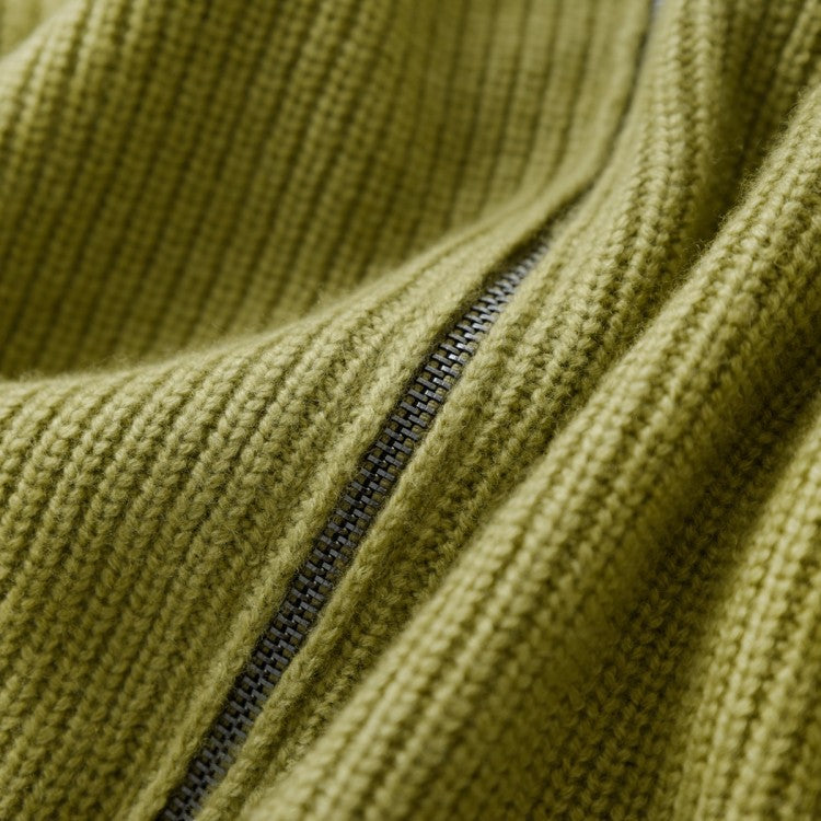 Sophie Pull Zippé Doux en Cachemire