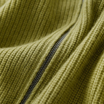 Sophie Pull Zippé Doux en Cachemire