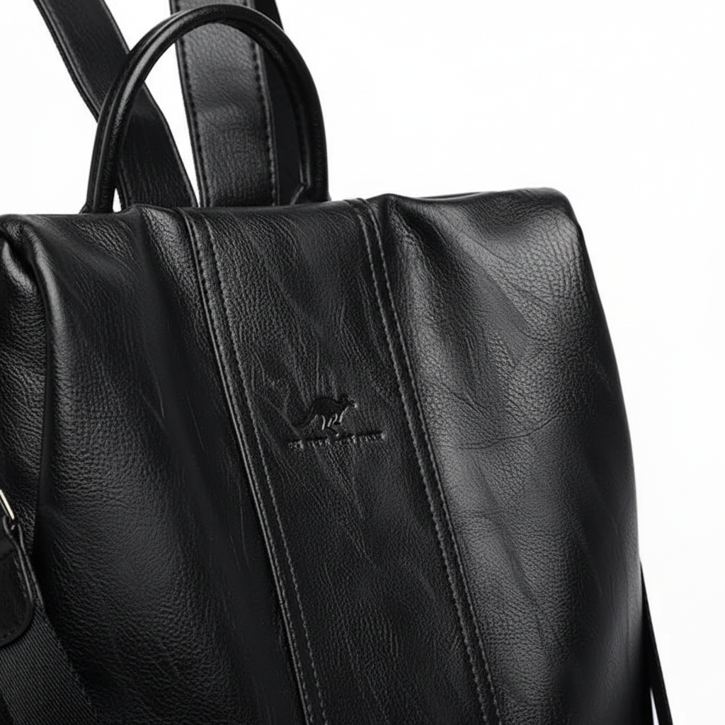 Léna convertible backpack in elegant vegan leather