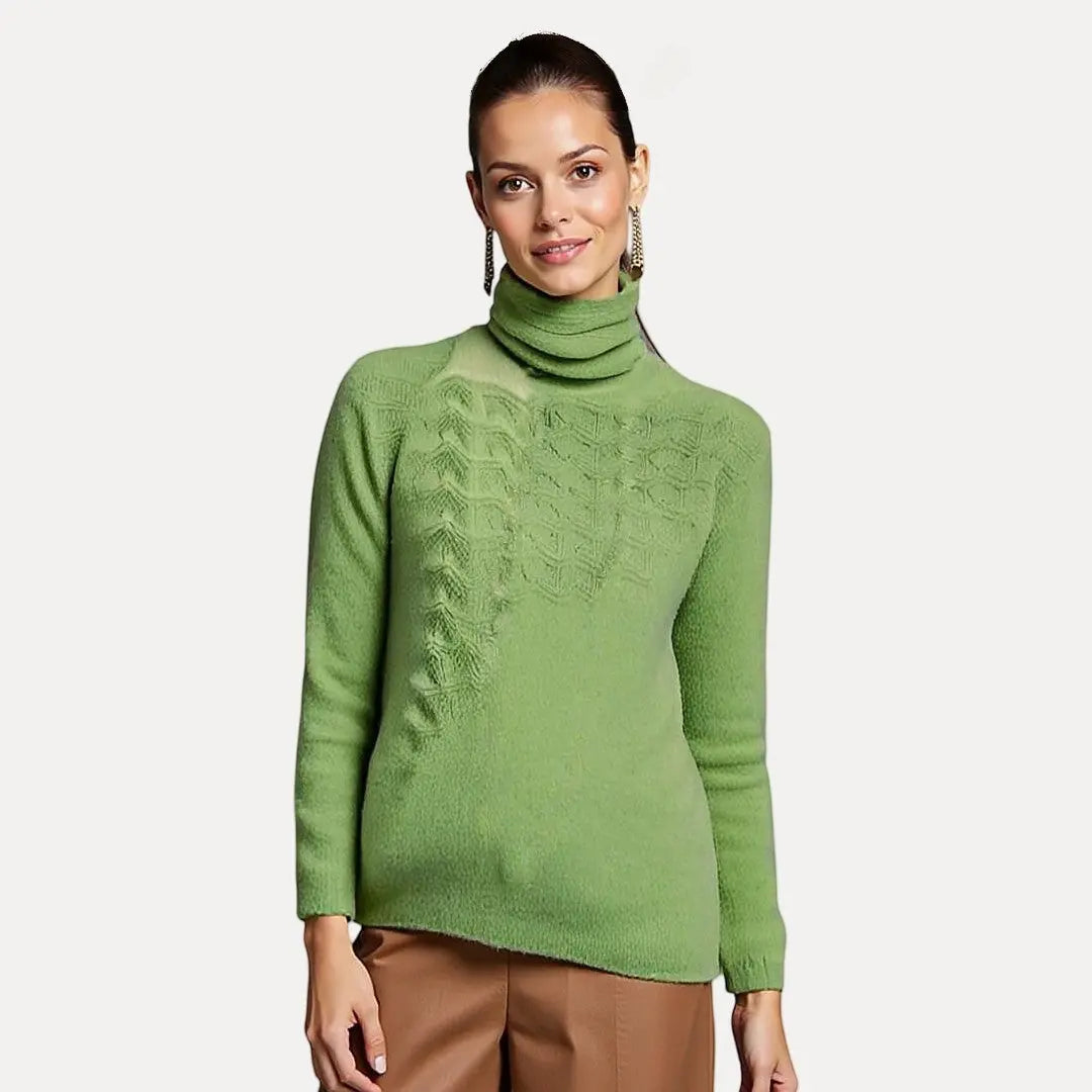 Clara soft and elegant turtleneck sweater