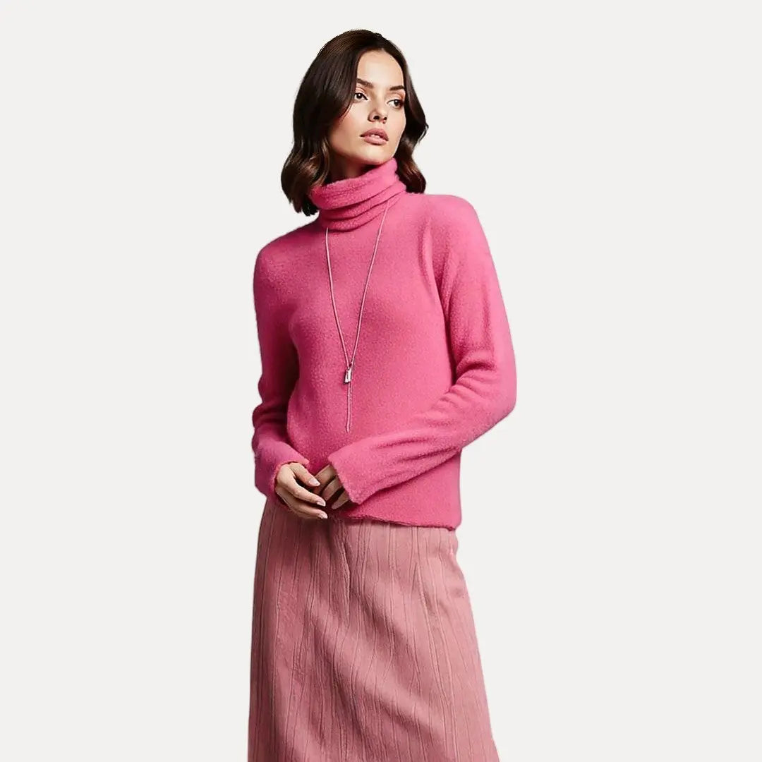 Clara soft and elegant turtleneck sweater