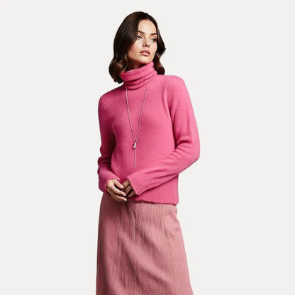 Clara soft and elegant turtleneck sweater