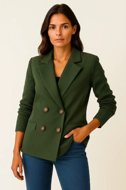 Léa Blazer Soft Knitwear