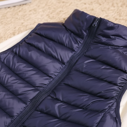 Léa Élégante Légère Doudoune Sans Manches