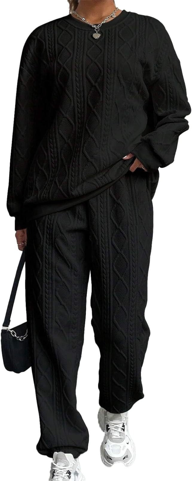 Ensemble Jacquard Décontracté