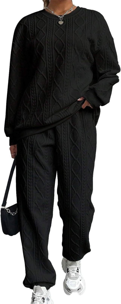 Ensemble Jacquard Décontracté