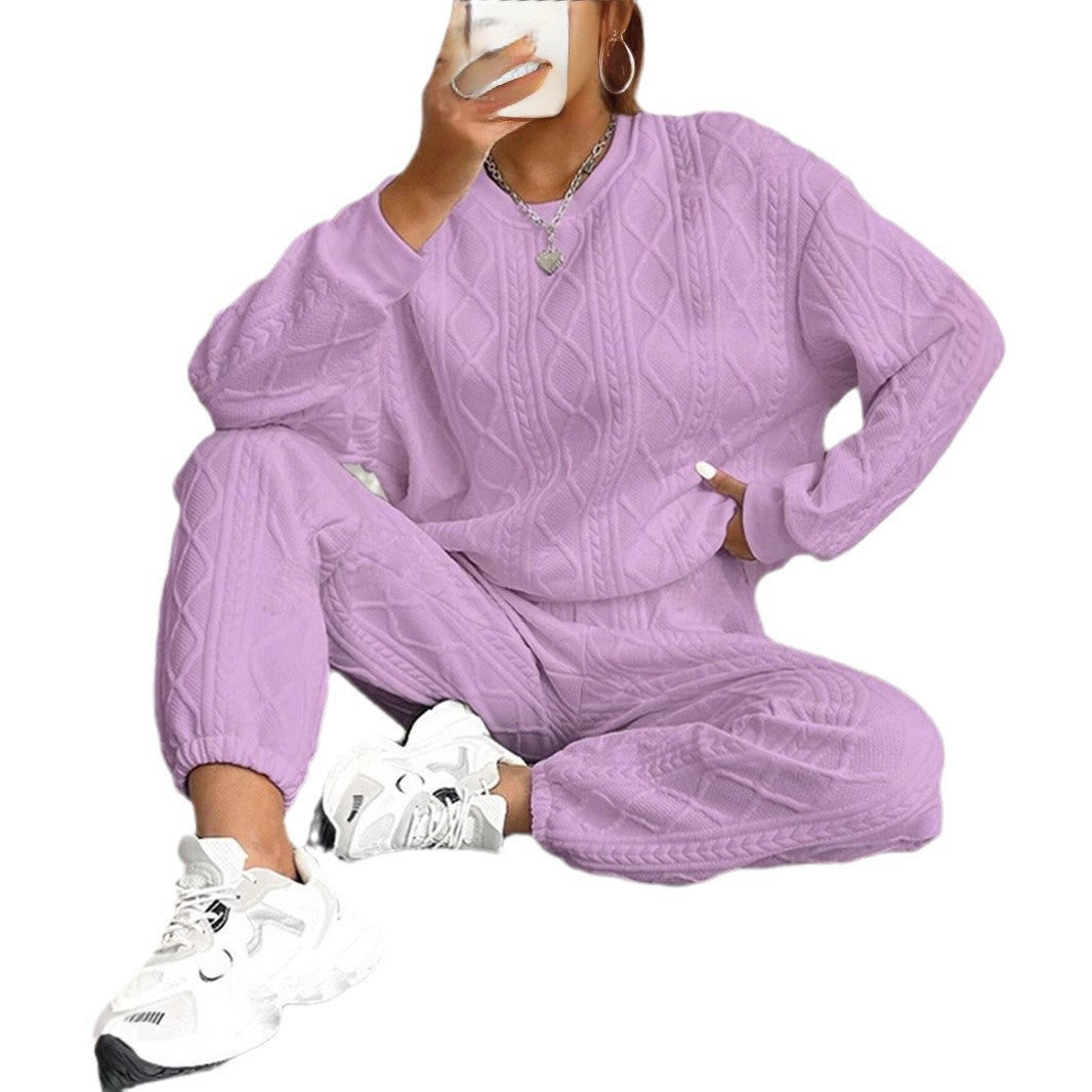 Ensemble Jacquard Décontracté