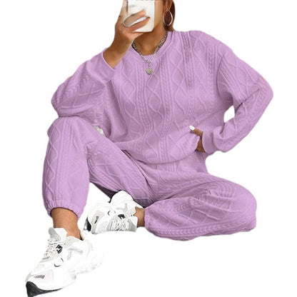 Ensemble Jacquard Décontracté