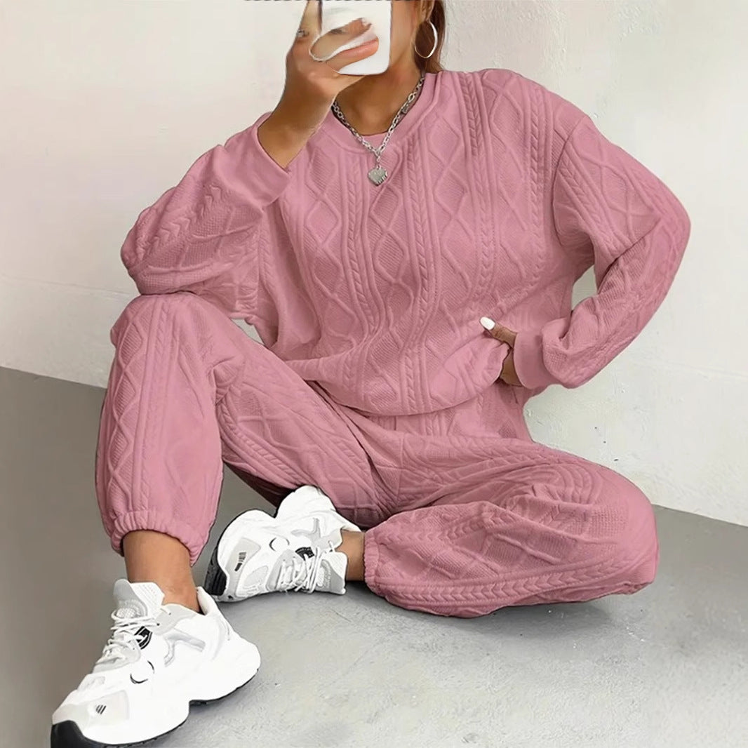 Ensemble Jacquard Décontracté