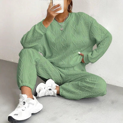 Ensemble Jacquard Décontracté