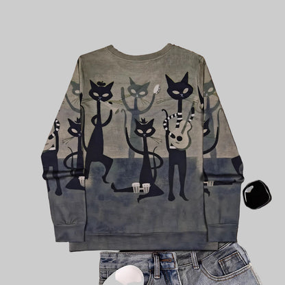 ALEXIA PULL COL ROND VELOURS TEXTURÉ LUXE