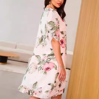 FLORA – ROBE AÉRIENNE EN MOUSSELINE DE SOIE