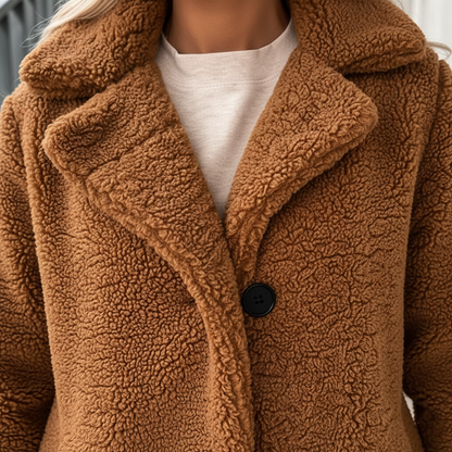 Olivia Soft Coat Plush Effect