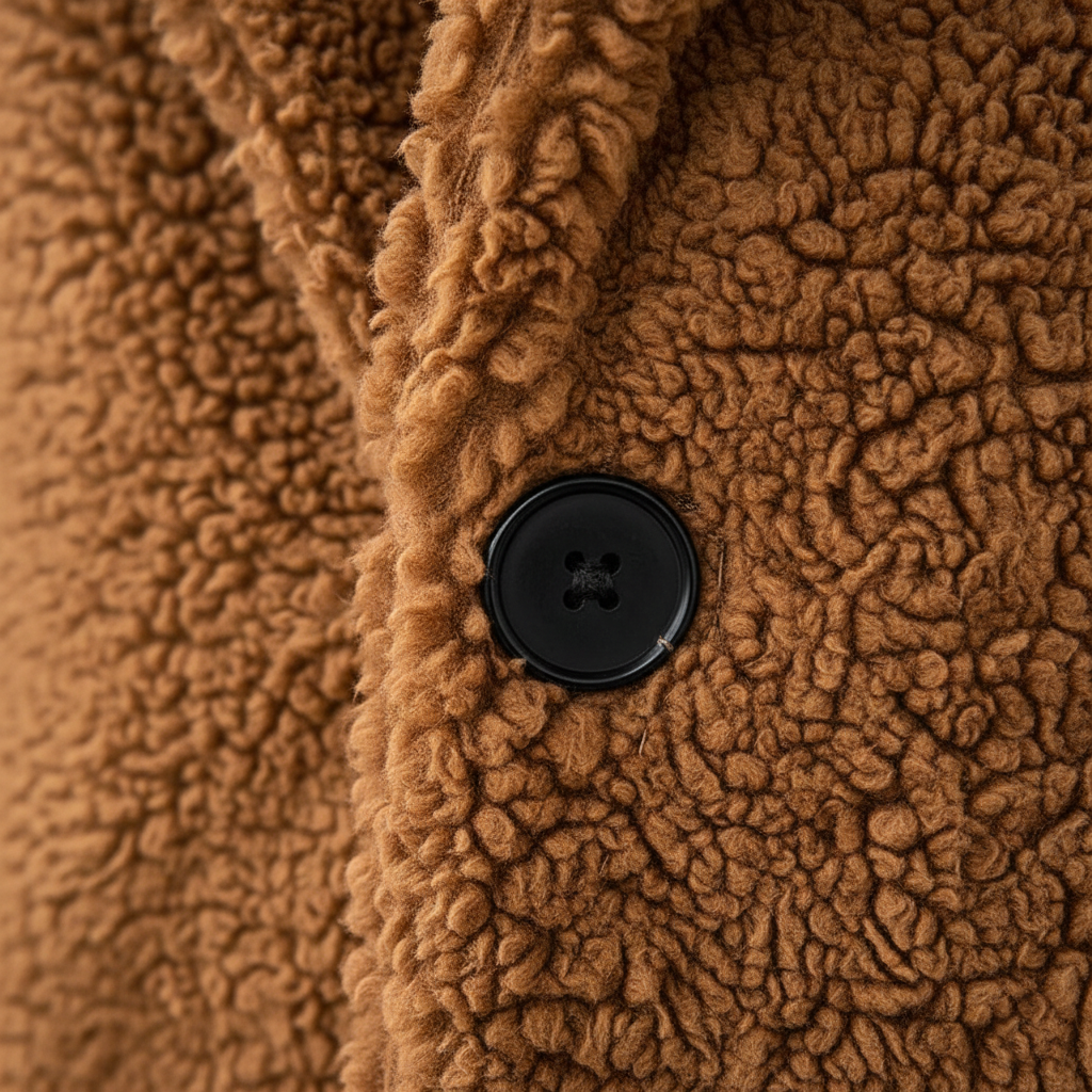 Olivia Soft Coat Plush Effect