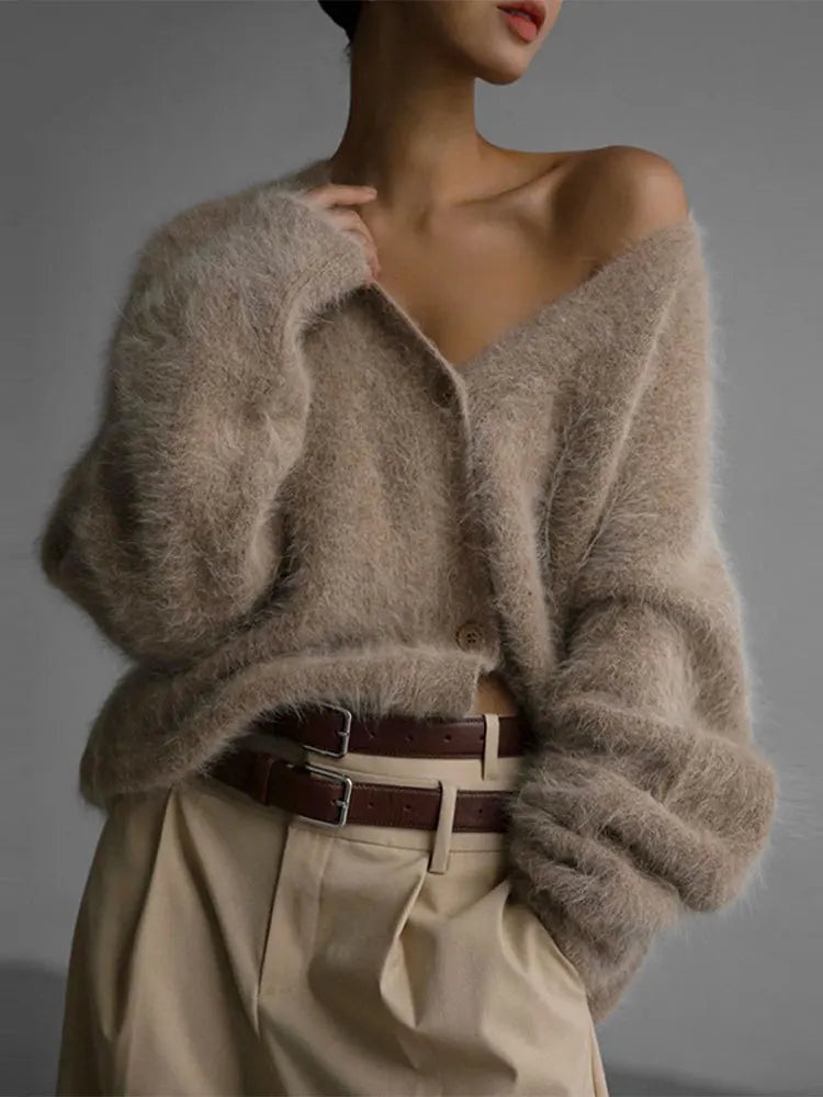 Elise Soft Cashmere Effect Cardigan