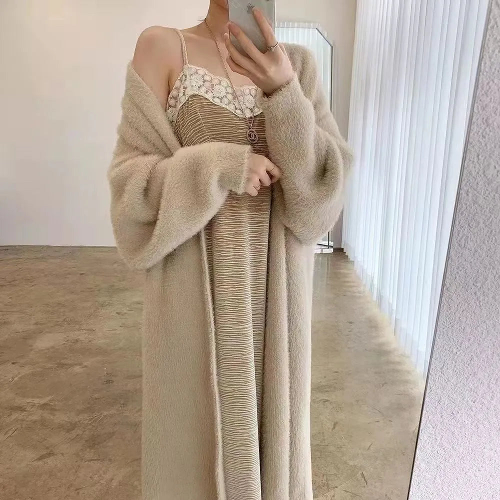 Sophie Elegant Long Cashmere Coat