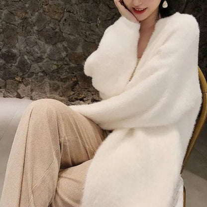 Sophie Elegant Long Cashmere Coat