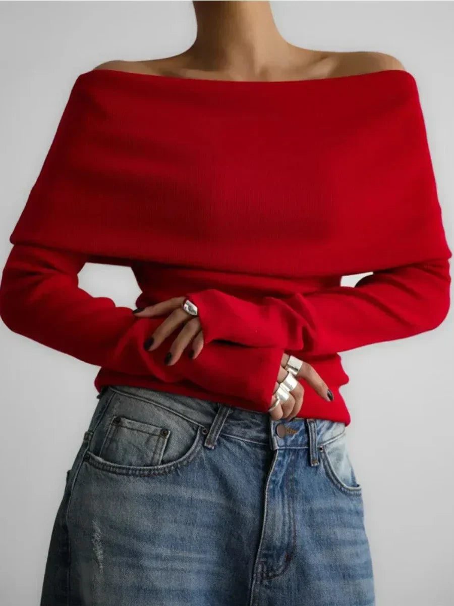 Ava High Off-Shoulder Elegant
