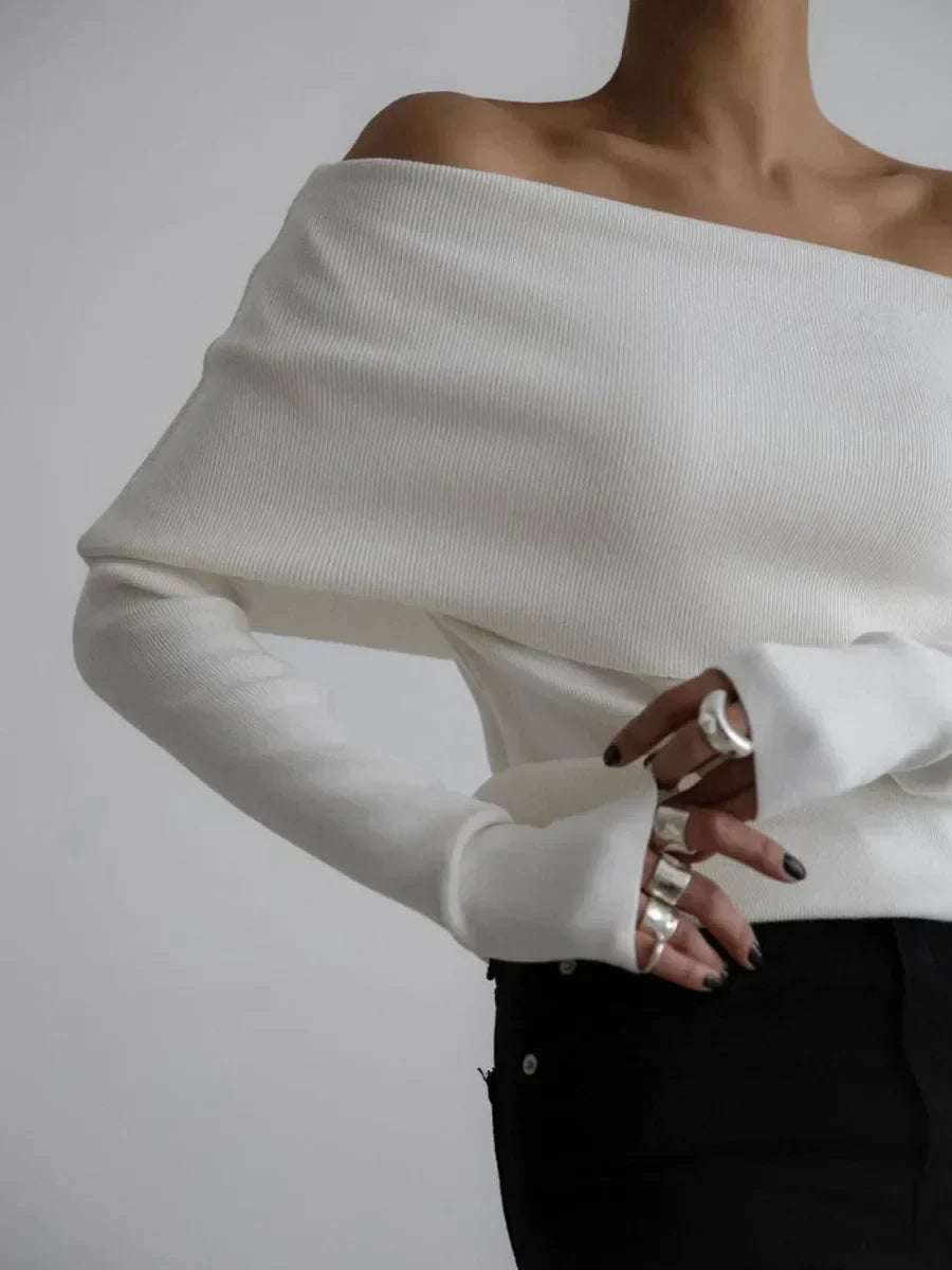 Ava High Off-Shoulder Elegant