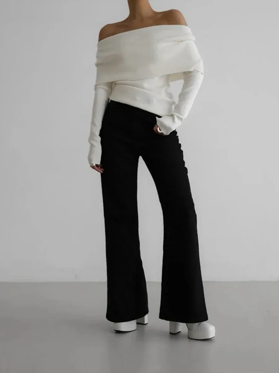 Ava High Off-Shoulder Elegant