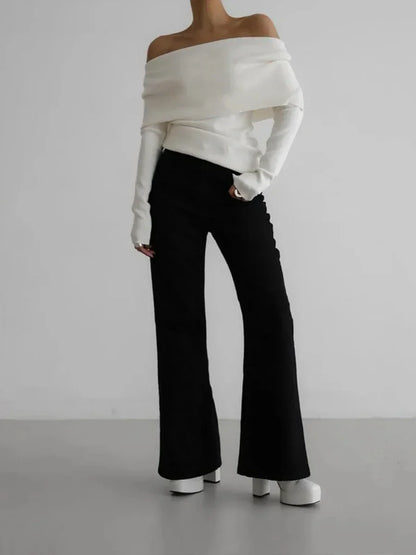 Ava High Off-Shoulder Elegant