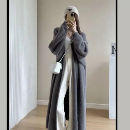 Sophie Elegant Long Cashmere Coat