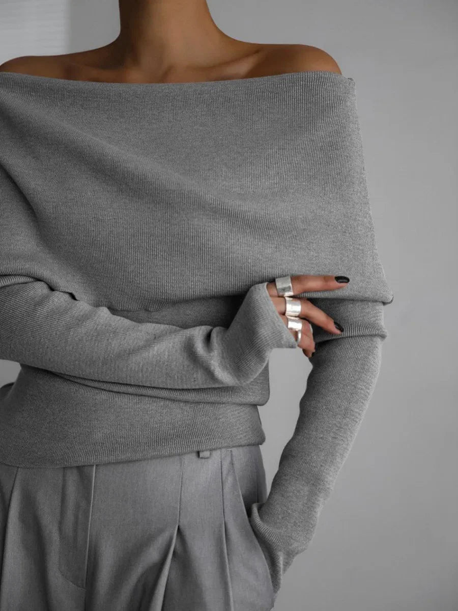 Ava High Off-Shoulder Elegant