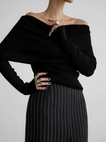 Ava High Off-Shoulder Elegant