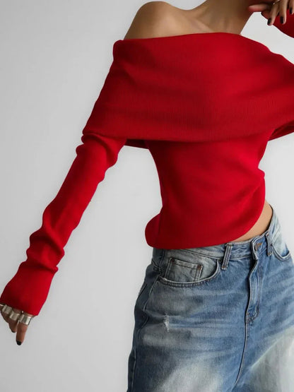 Ava High Off-Shoulder Elegant