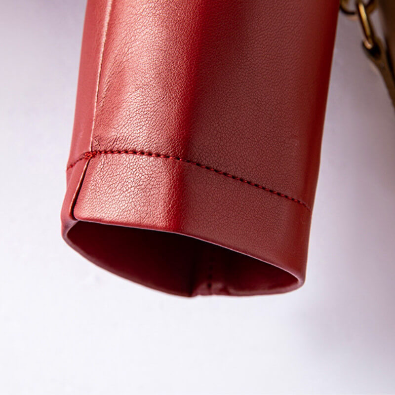 Sophie Veste en cuir végane élégante et structurée