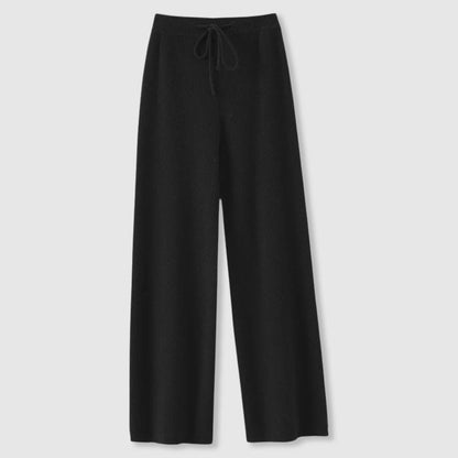 Emma Luxurious Wide-Leg Cashmere Trousers