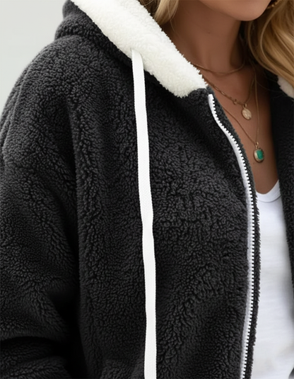 Thérèse Soft and Casual Everyday Zip-Up Jacket