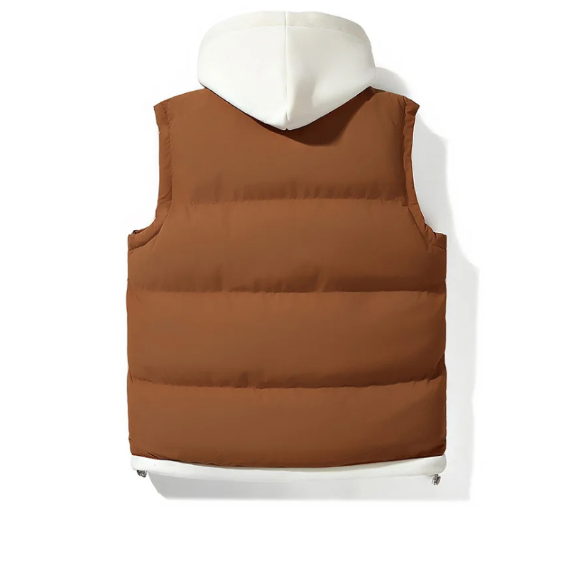 Emma Soft Shell Hooded Puffer Vest - Lightweight and Comfortable