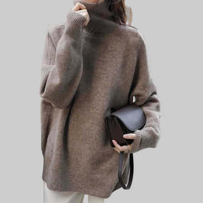 ZOÉ SOFT WOOL TURTLENECK PULLOVER