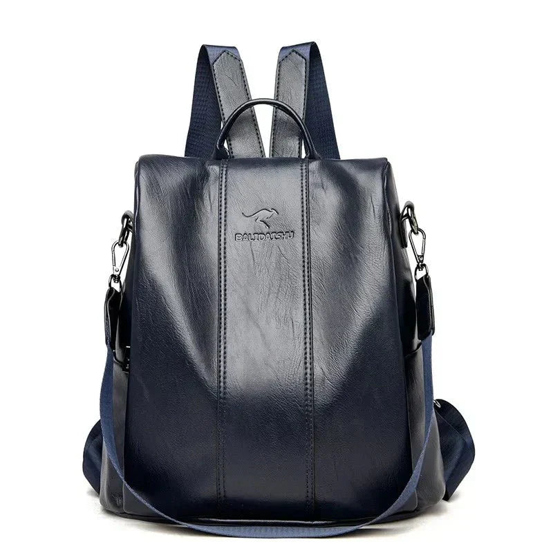 Léna convertible backpack in elegant vegan leather
