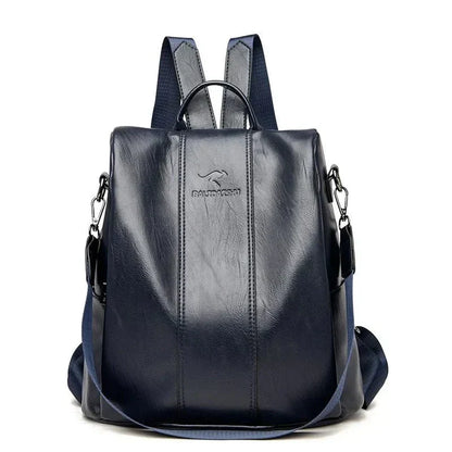 Léna convertible backpack in elegant vegan leather