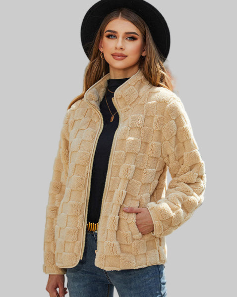 LÉNA VESTE  ZIPPÉE POLAIRE DOUCEUR HIVERNALE