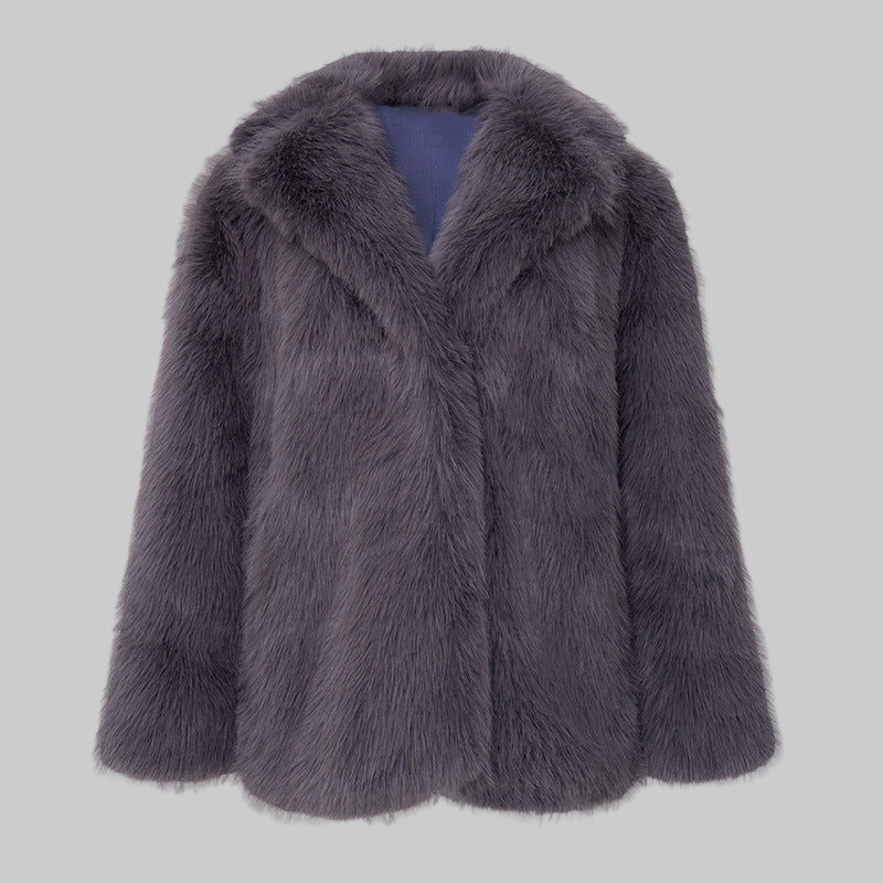 Manteau Court Uni  - Élégance et Style