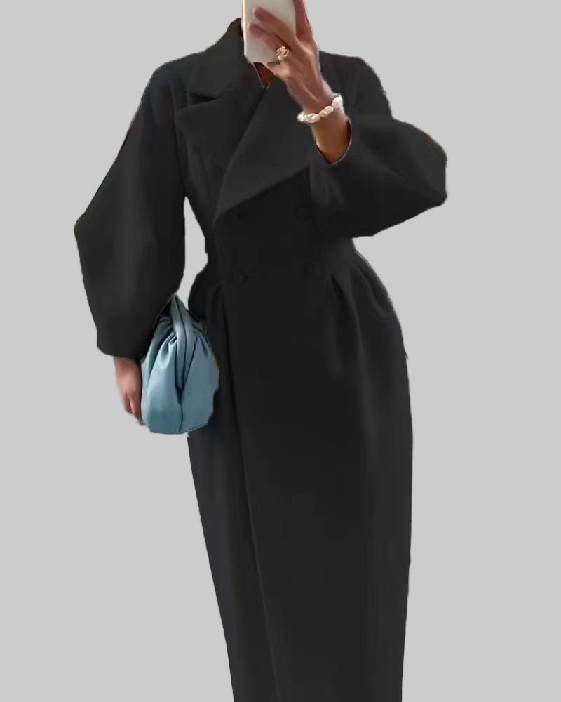 VICTORIA MANTEAU VINTAGE MANCHES LANTERNES