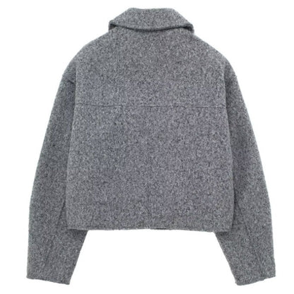 LÉA VESTE COURTE LAINE POLYAMIDE LUXE