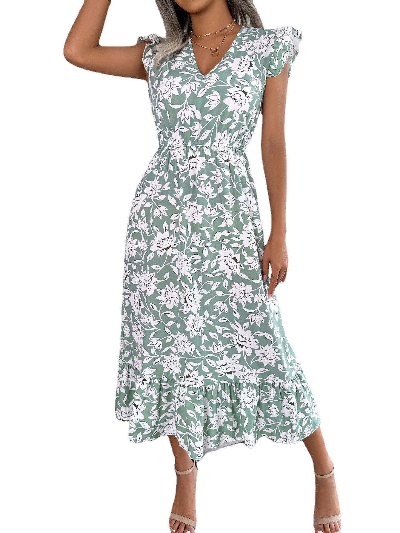 NAYRA ROBE  FRAÎCHEUR & ÉLÉGANCE FLORALE