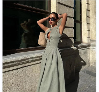 AMÉLIA™ ROBE LONGUE ÉLÉGANCE SCULPTANTE