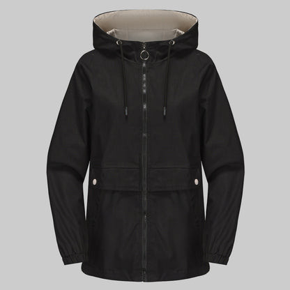 MANTEAU À CAPUCHE UNI STYLE URBAIN