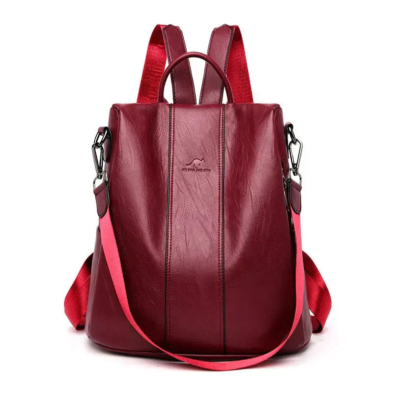 Léna convertible backpack in elegant vegan leather