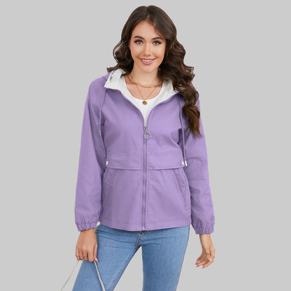 MANTEAU À CAPUCHE UNI STYLE URBAIN