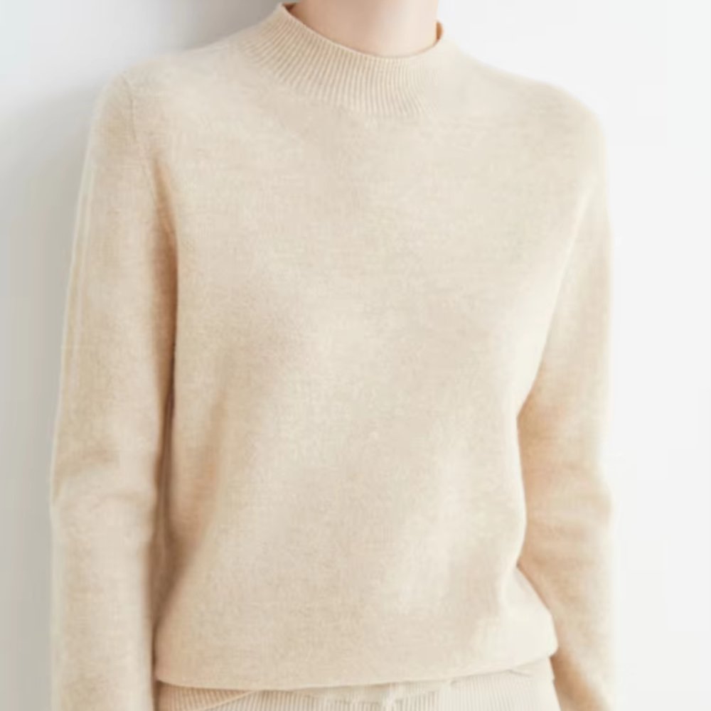 Sophie High Neck Sweater in Soft and Chic Wool